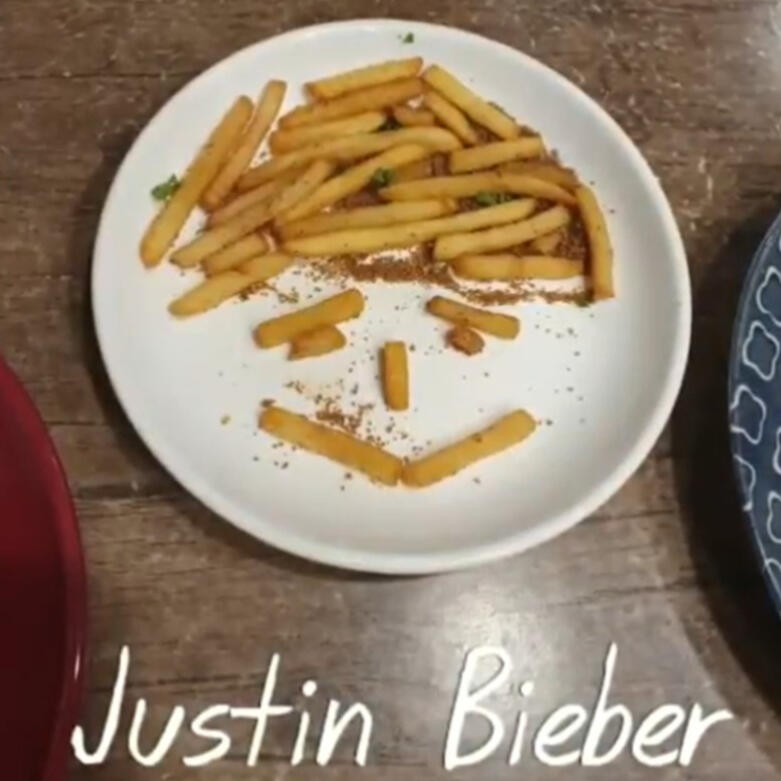 Justin Bieber French Fries
